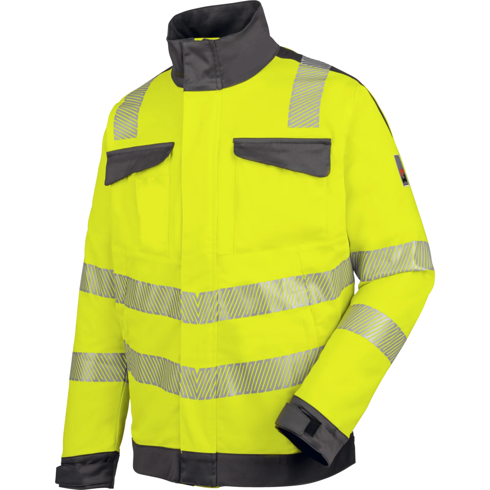 NEON Werkjas Antraciet Geel