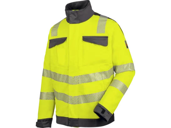 NEON Werkjas Antraciet Geel