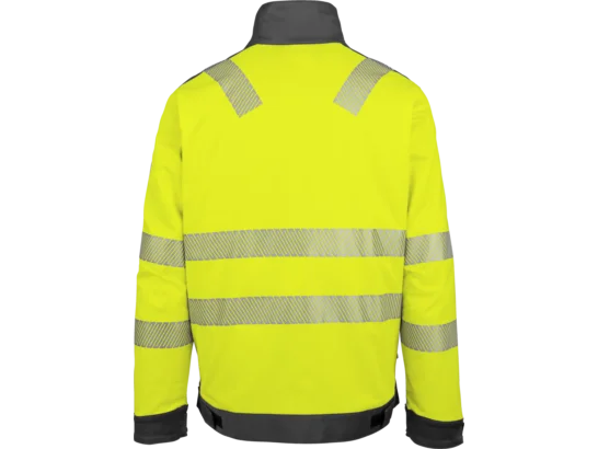 NEON Werkjas Antraciet Geel