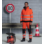 Pantalon de travail haute-visibilité fluo orange/anthracite Würth MODYF